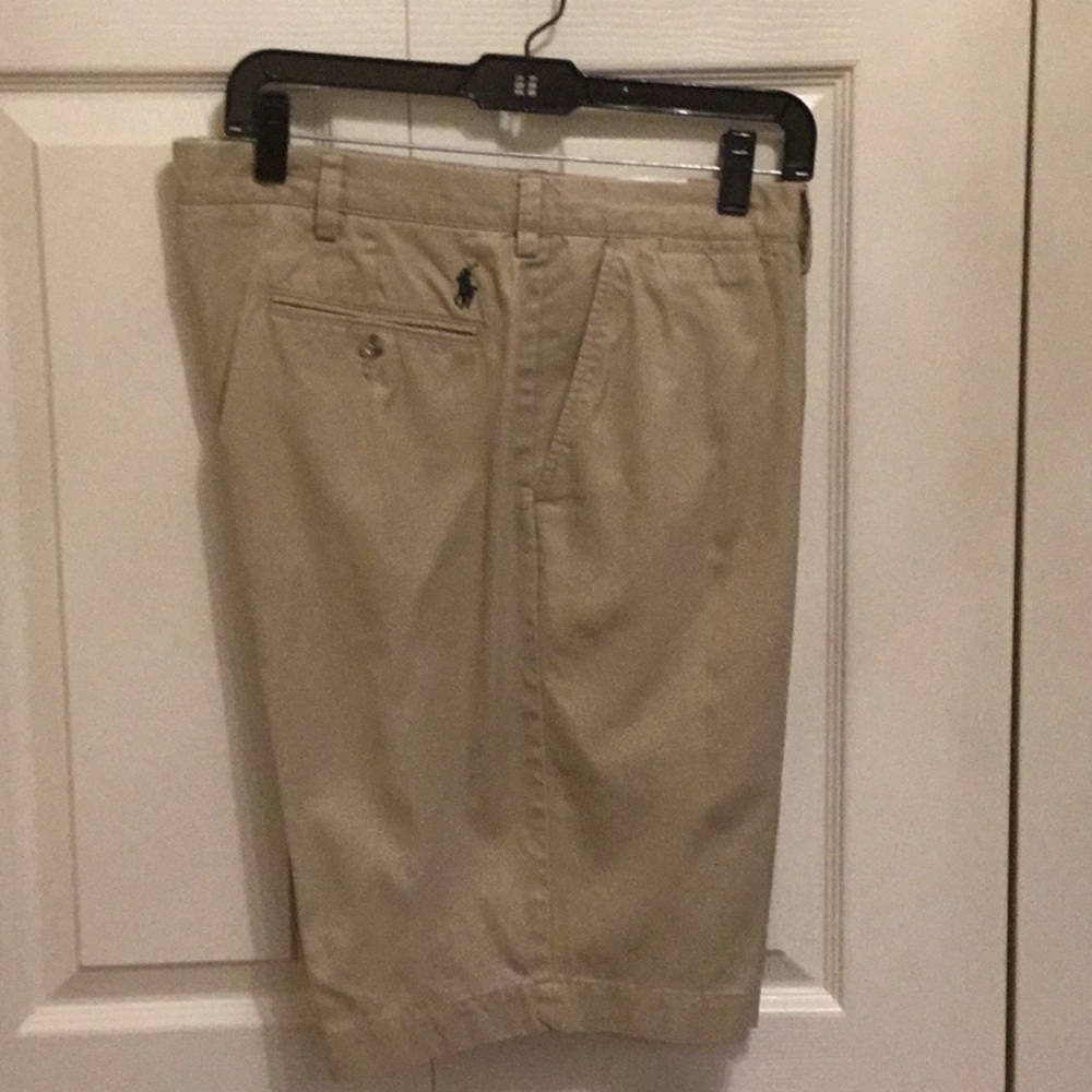 Men's Tan Polo Shorts